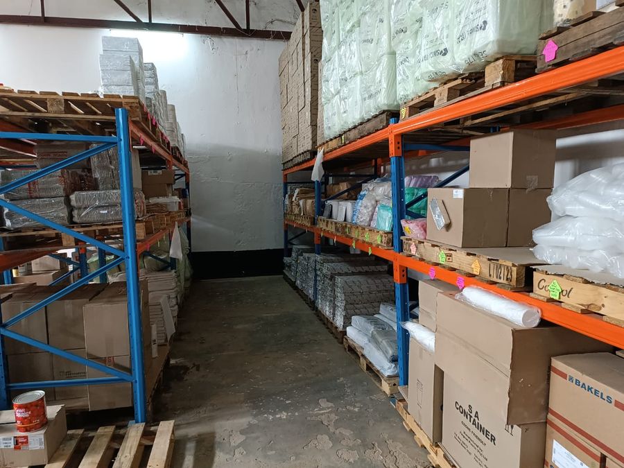 Food packaging stock in the Artion warehouse
